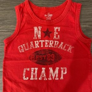 Boys Red Children’s Place Muscle Tank Size 3T
